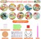 Diamond Art Painting Coasters Kit, 10 Pieces Ocean Diamond Art Coasters with Holder, DIY Diamond Arts and Crafts for Adults